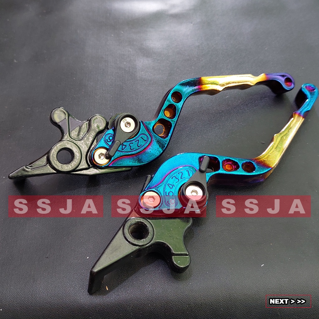 Handle Rem Nmax Variasi Motor NMAX New 2020 / Old 2015 2016 2017 2018 2019 Two Tone merah gold