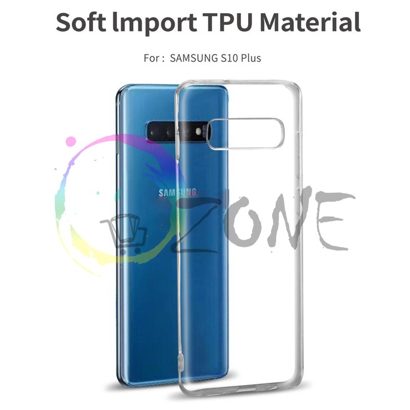 SOFTCASE TRANSPARAN SAMSUNG S10+ S10 PLUS PREMIUM CLEAR SOFT CASE