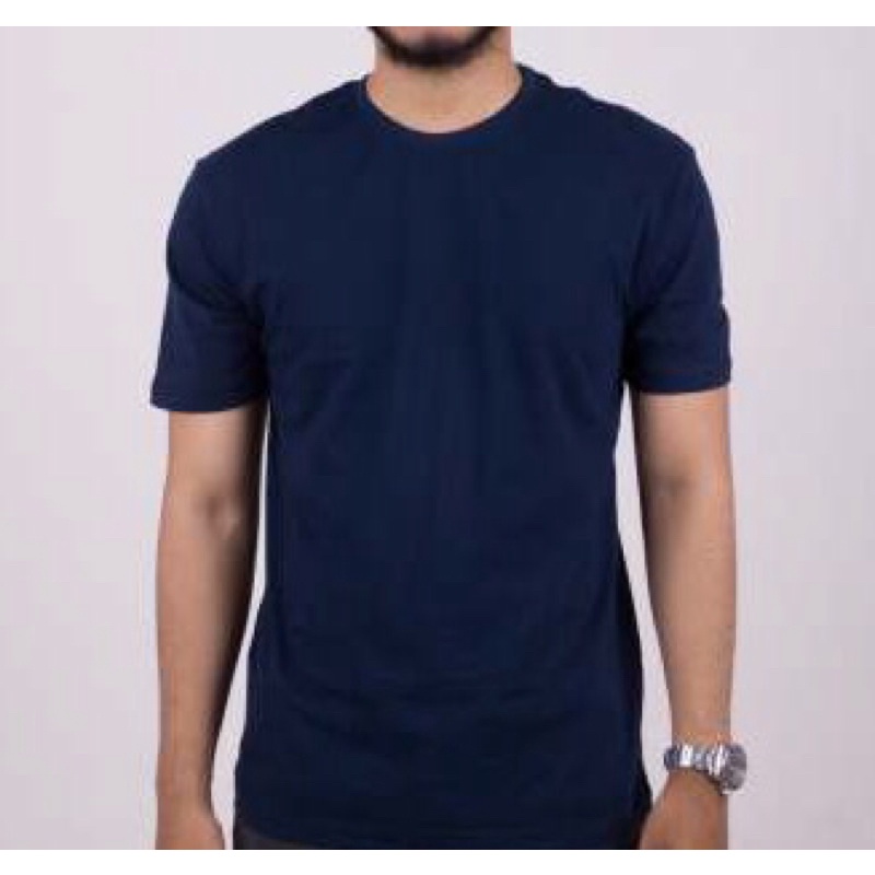 Kaos polos pria/ kaos polos murah warna navy