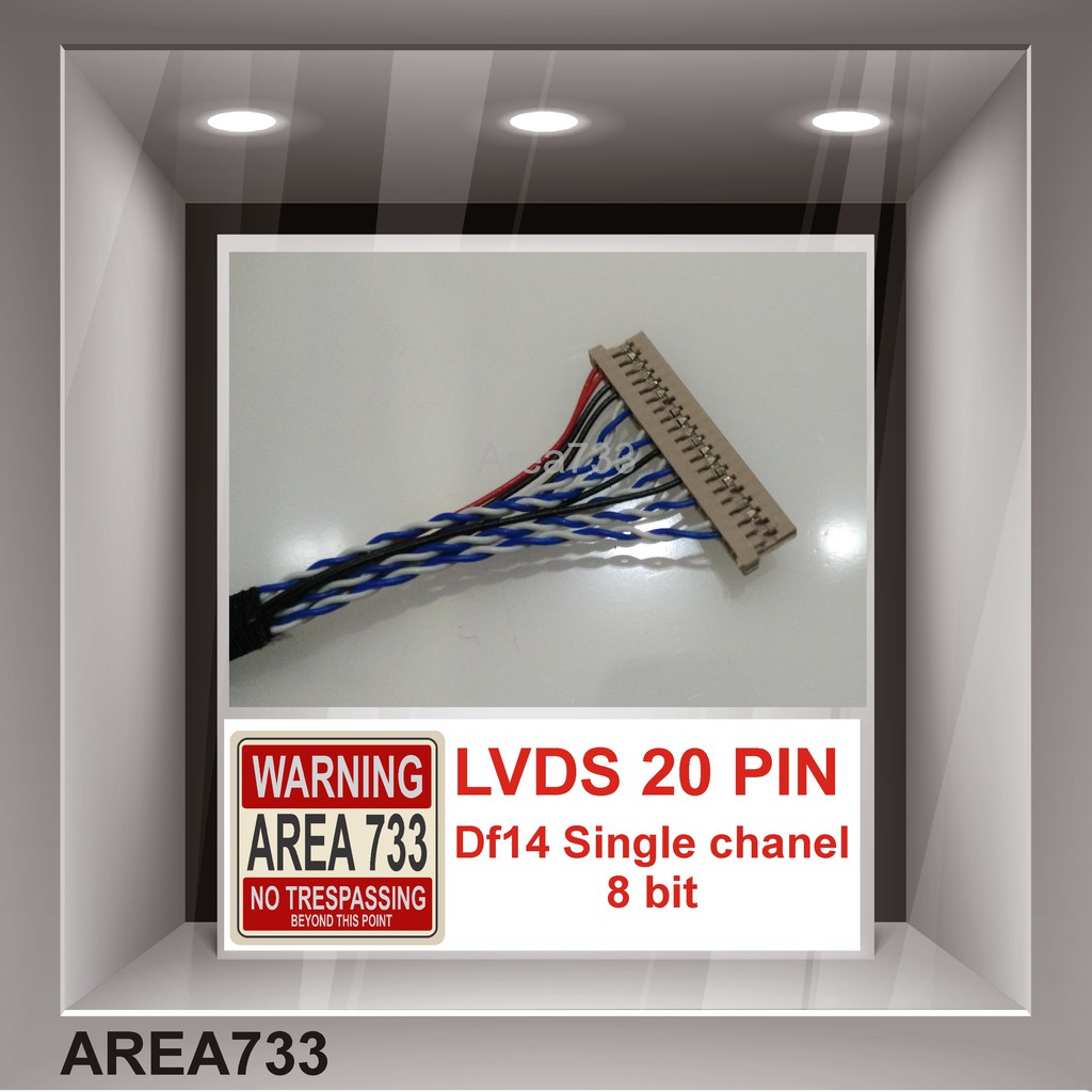 Kabel data LVDS 20pin DF14 Single channel - LVDS universal board 20pin DF14 single channel