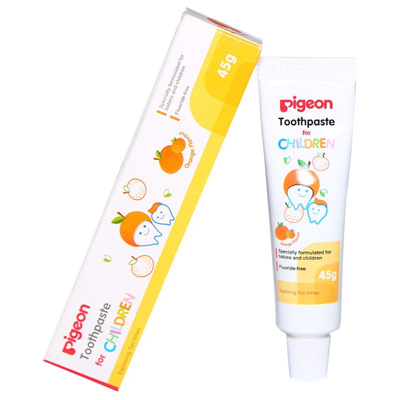 Pigeon Children Tooth Paste 45 gram - Orange