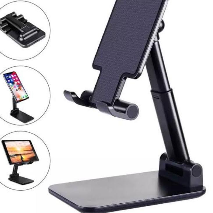 Penjualan Spesial Phone Holder Standing  Tempat Dudukan HP Lipat Folding Desktop HP