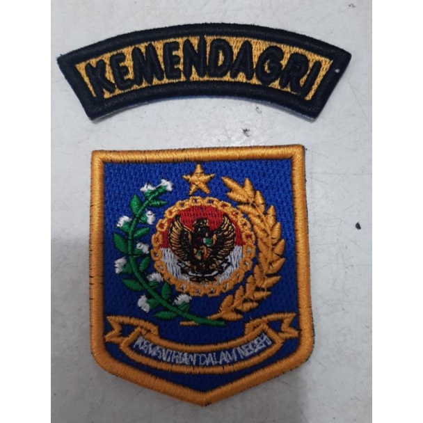 logo bordir Kemendagri baru + lokasi kemendagri