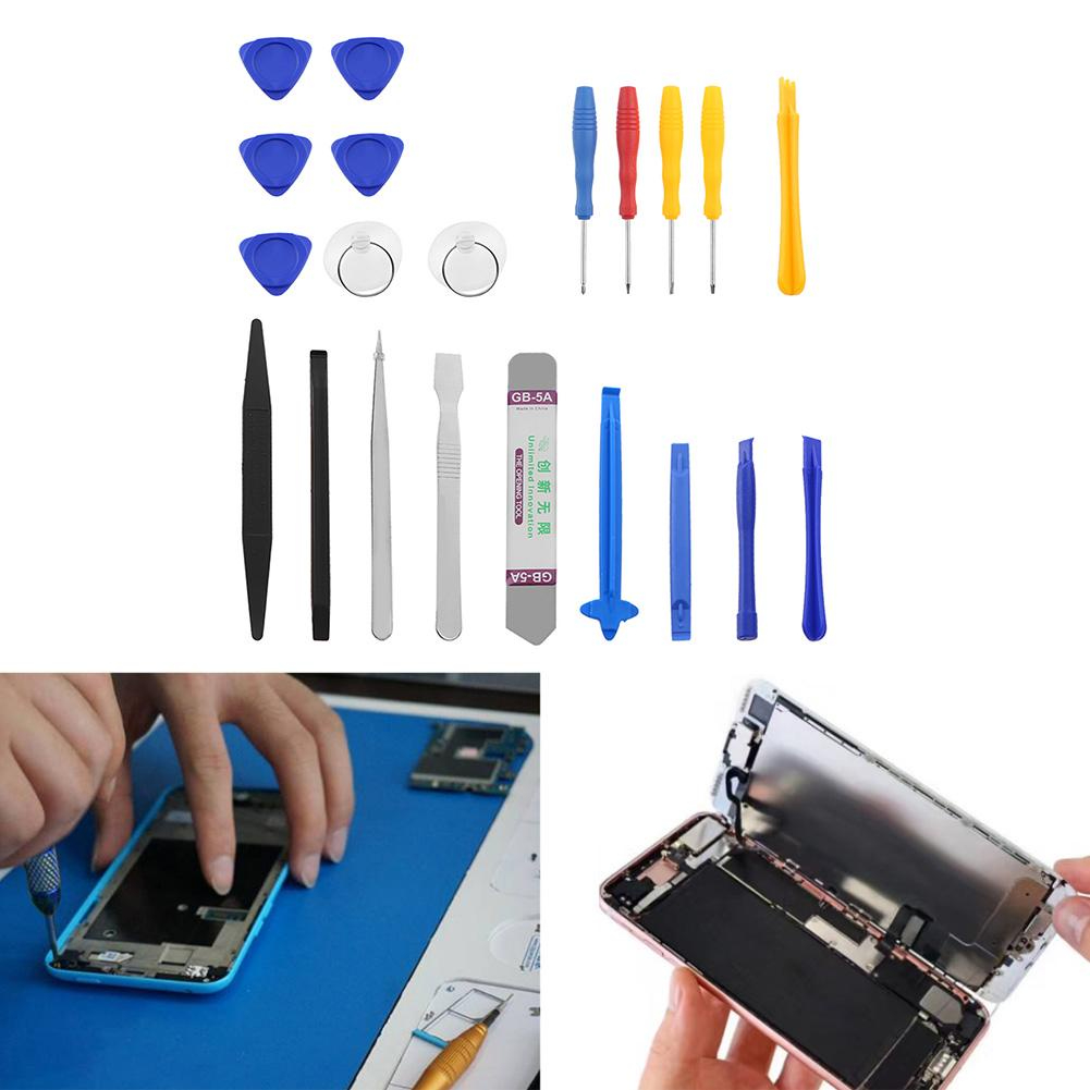 Tools bongkar HP set obeng service reparasi ganti bateri lengkap service android Peralatan Reparasi Smartphone 21 in 1 Repair Tools Set obeng teknisi lengkap bongkar HP android Ipad Tablet Bongkar casing laptop service notebook pad