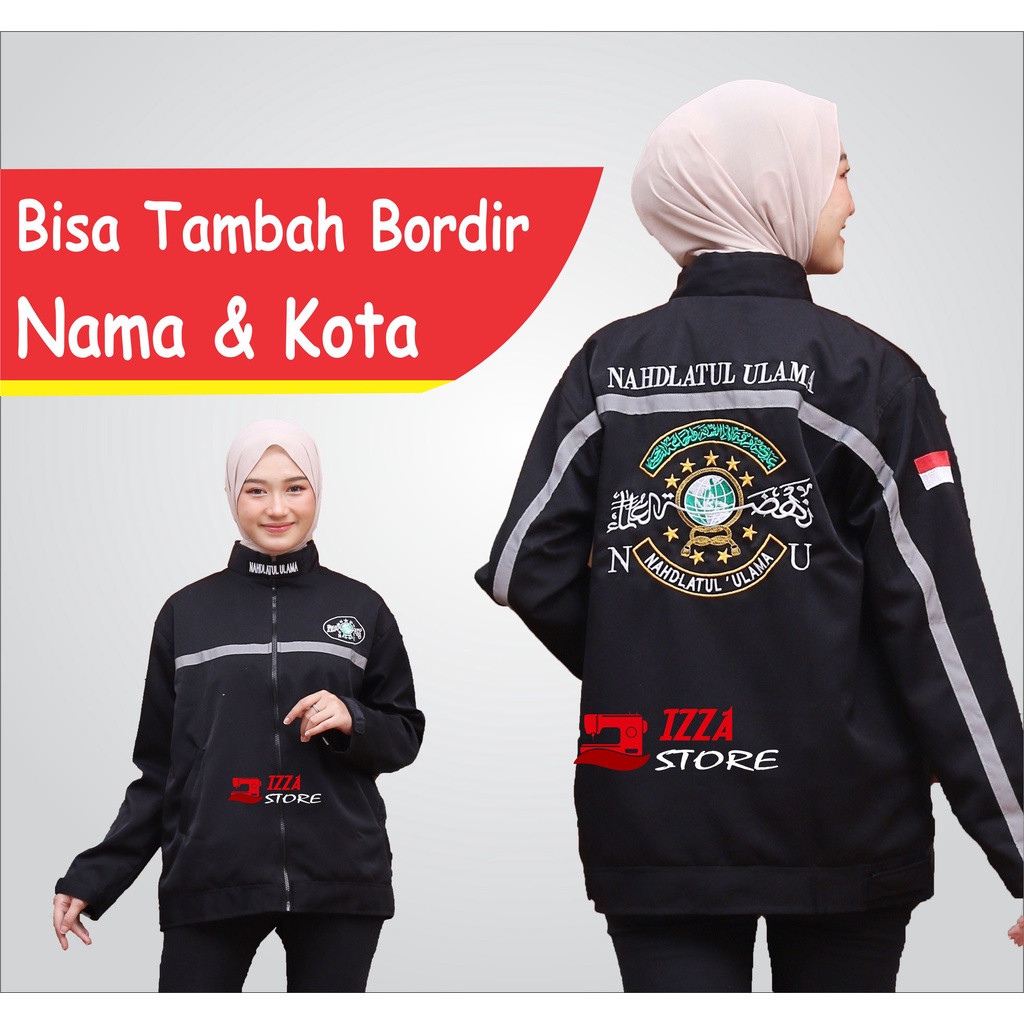 (BIG PROMO) JAKET MAJLIS + BORDIR NAMA | jaket nu / Jaket NU Nahdlatul Ulama Nahdlatululama NahdlotulUlama