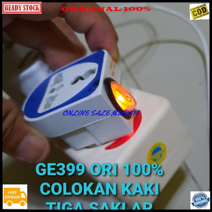 G399 loyal ori 100% saklar Steker serbaguna terminal kuningan Colokan listrik lampu on off stop kontak piting setrum multifungsi universal tahan panas original G399   PRAKTIS GK PERLU BONGKAR PASANG RUMAH TINGGAL COLOK SAJA  terminal kuningan = tahan pan