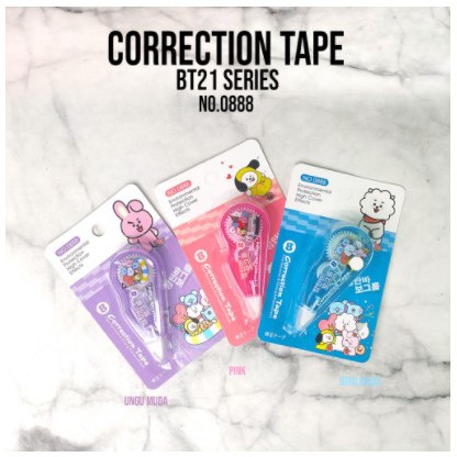 TIP-EX BT21 / CORRECTION TAPE / CORRECTION TAPE BT21 HARGA GROSIR