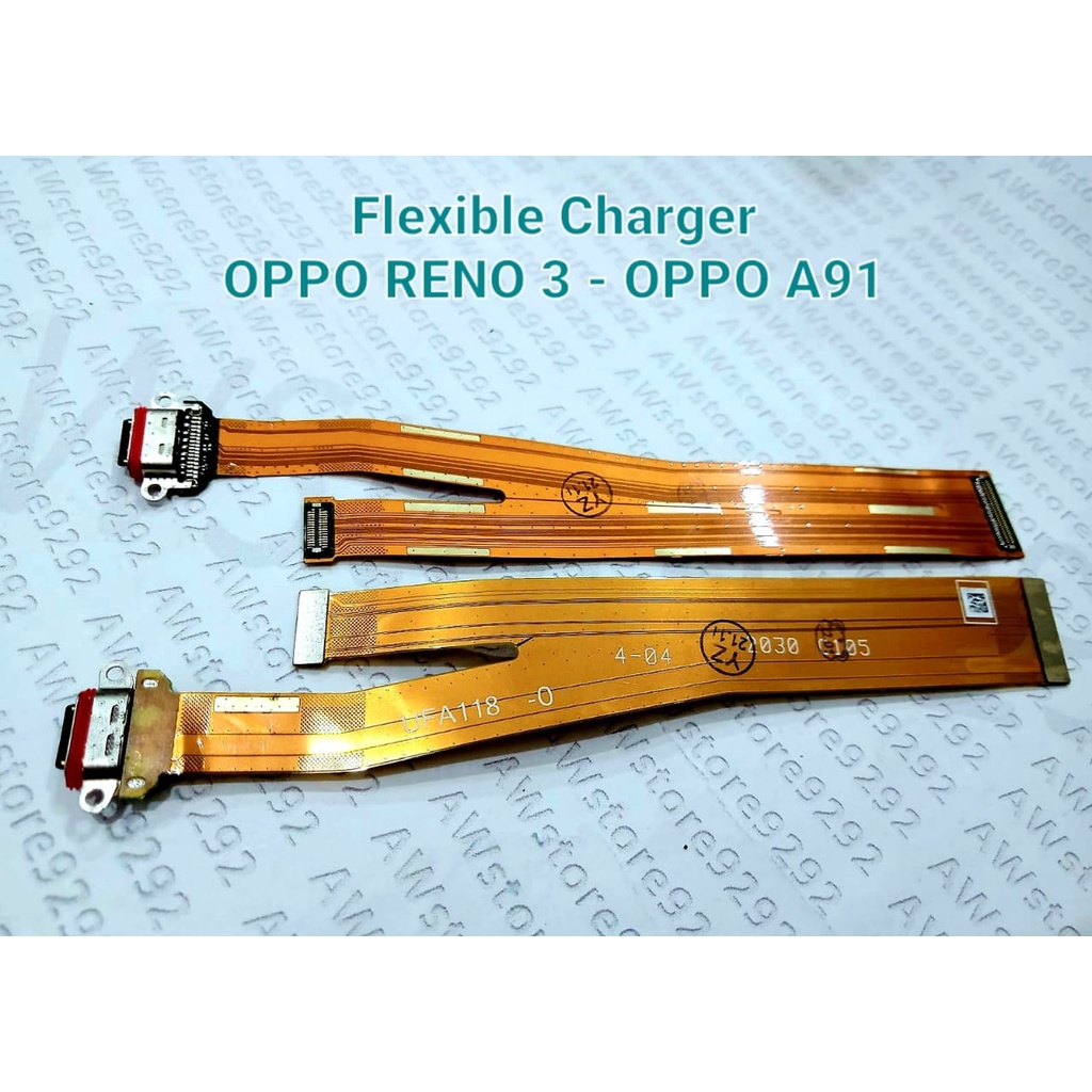 Flexible Papan PCB Con Cas Konektor Charger OPPO RENO 3 - OPPO A91