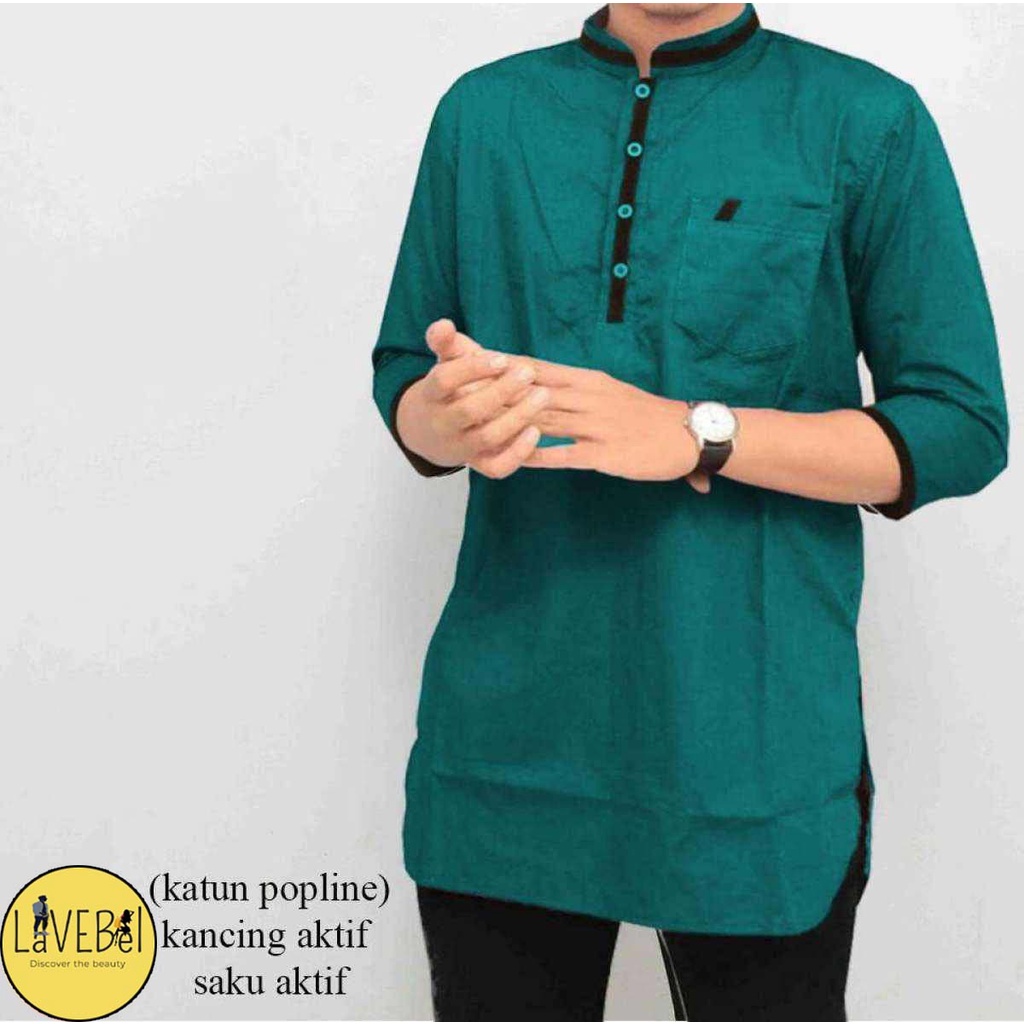 LVB Baju Koko Kurta Pakistan AGAM / Baju Pria / Atasan Muslimin / Atasan Muslim Pria / Uk.M-L-XL-XXL / LAVEBEL