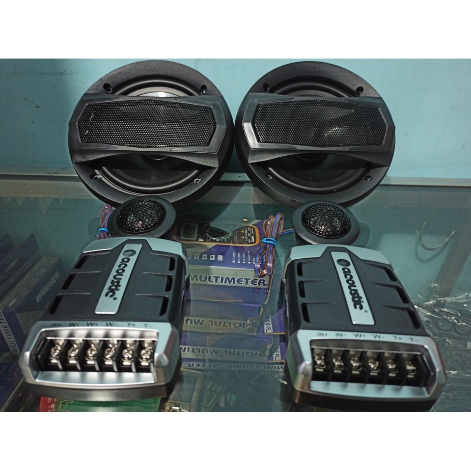 Speaker mobil Split 6inch 600w ACOUSTIC + TWEETER + crossover AC6907