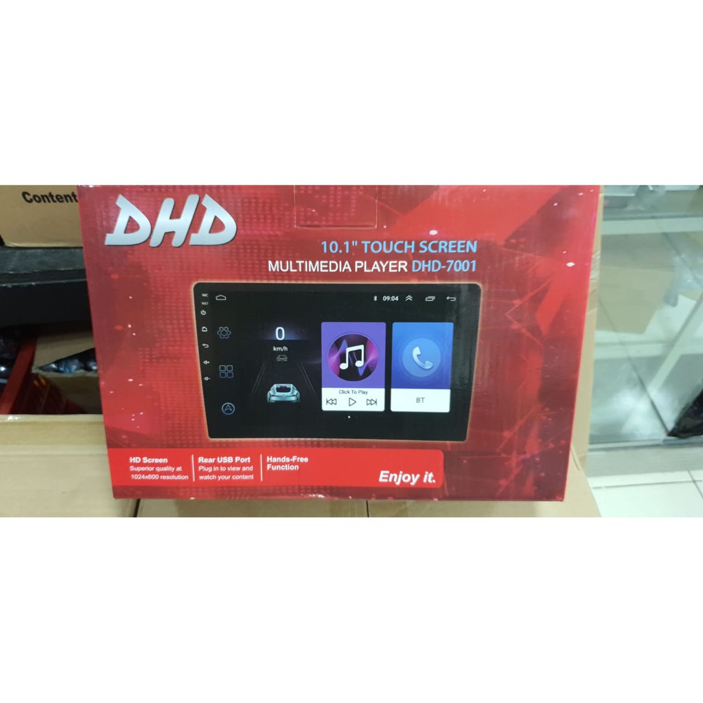 Head Unit Double Din Android 10inch DHD 7001