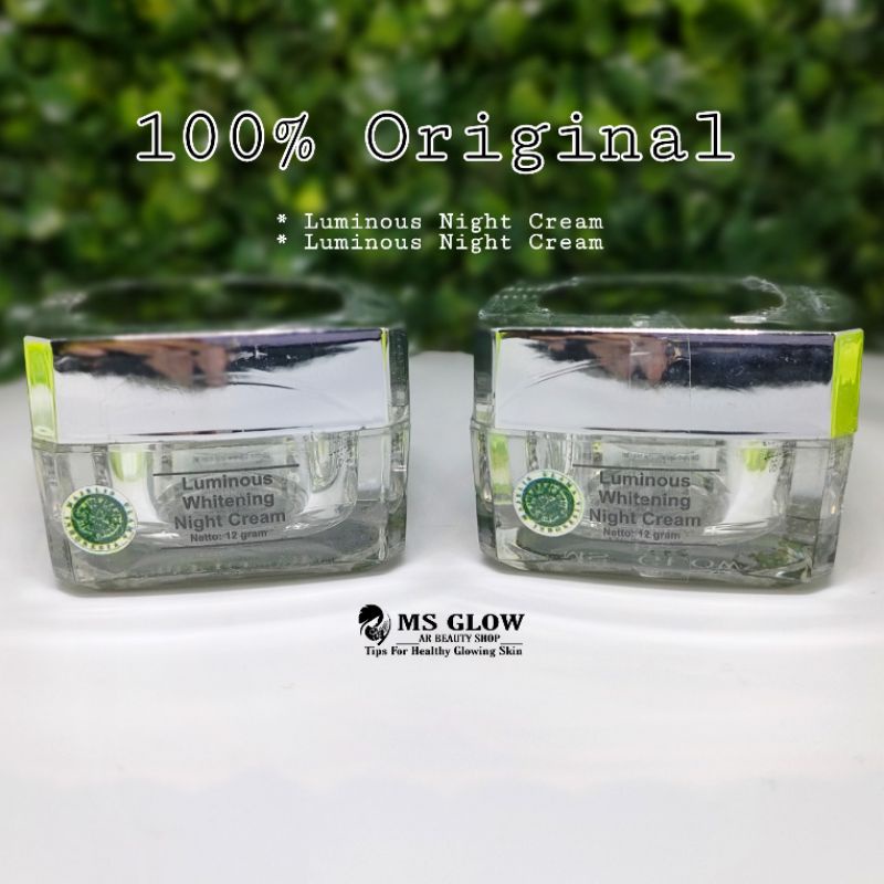 MS GLOW LUMINOUS NIGHT CREAM + LUMINOUS NIGHT CREAM