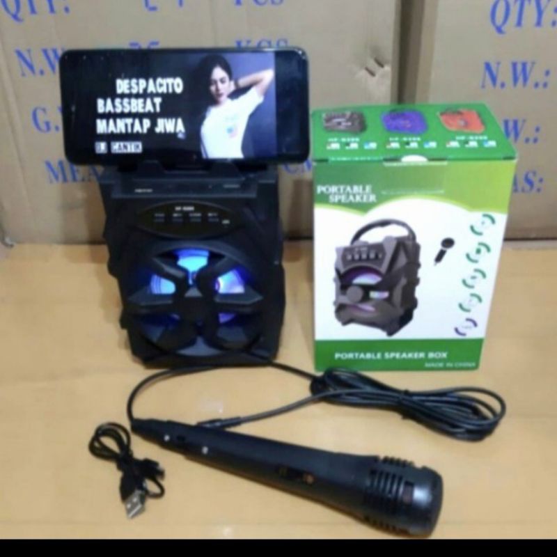 Speaker Bluetooth HF S288 TERMURAH FREE MIC KAROKE