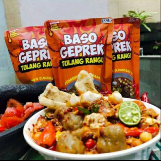 

Baso geprek tulang rangu