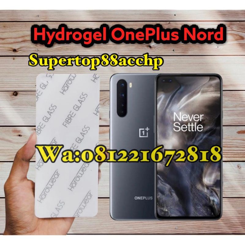 OnePlus Nord Anti Gores Hydrogel Full Screen Protector