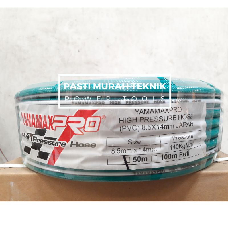 selang power sprayer 50 meter dan 100 meter HIJAU/selang kompressor Yamamax Pro HIJAU