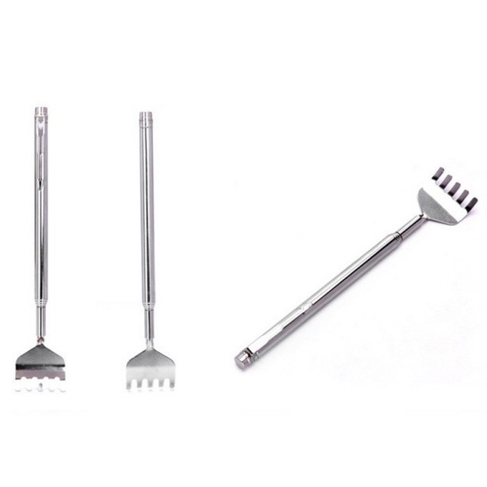 Alat Garuk Punggung Stainless Steel Extendable Telescopic LJ158
