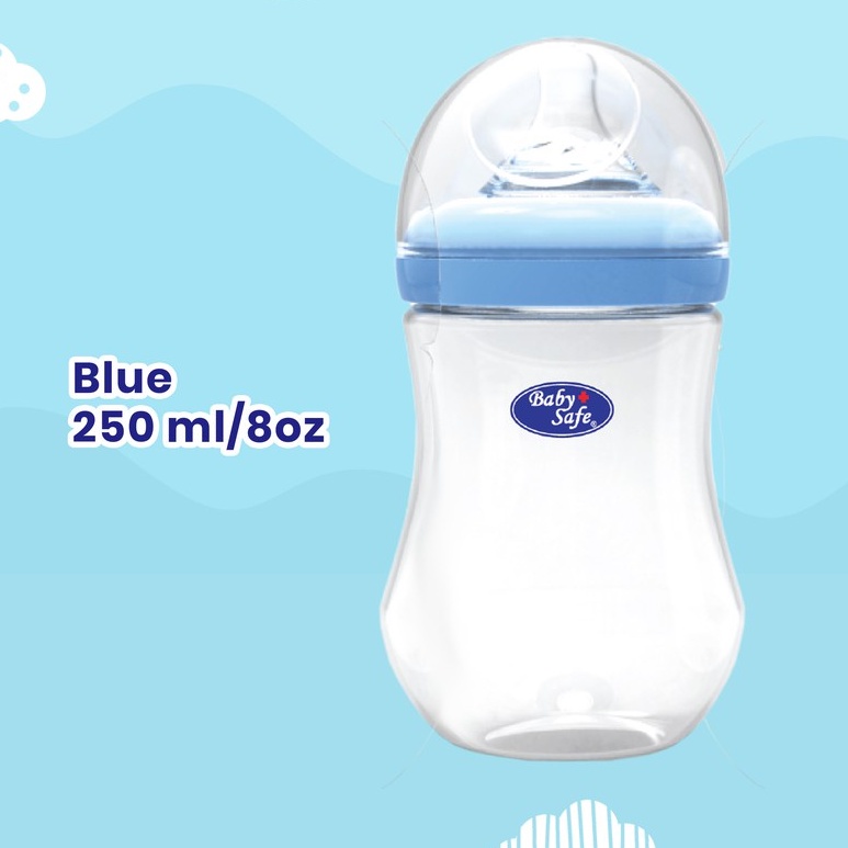 BABY SAFE BOTOL SUSU MURAH BAYI BABYSAFE 125ML 250ML JS003 / JS005 / JS004 / WN001 / WN002 / WN30 / WN06 SLIM / WIDE NECK BOTOL SUSU 3 STAGE FEEDING SYSTEM