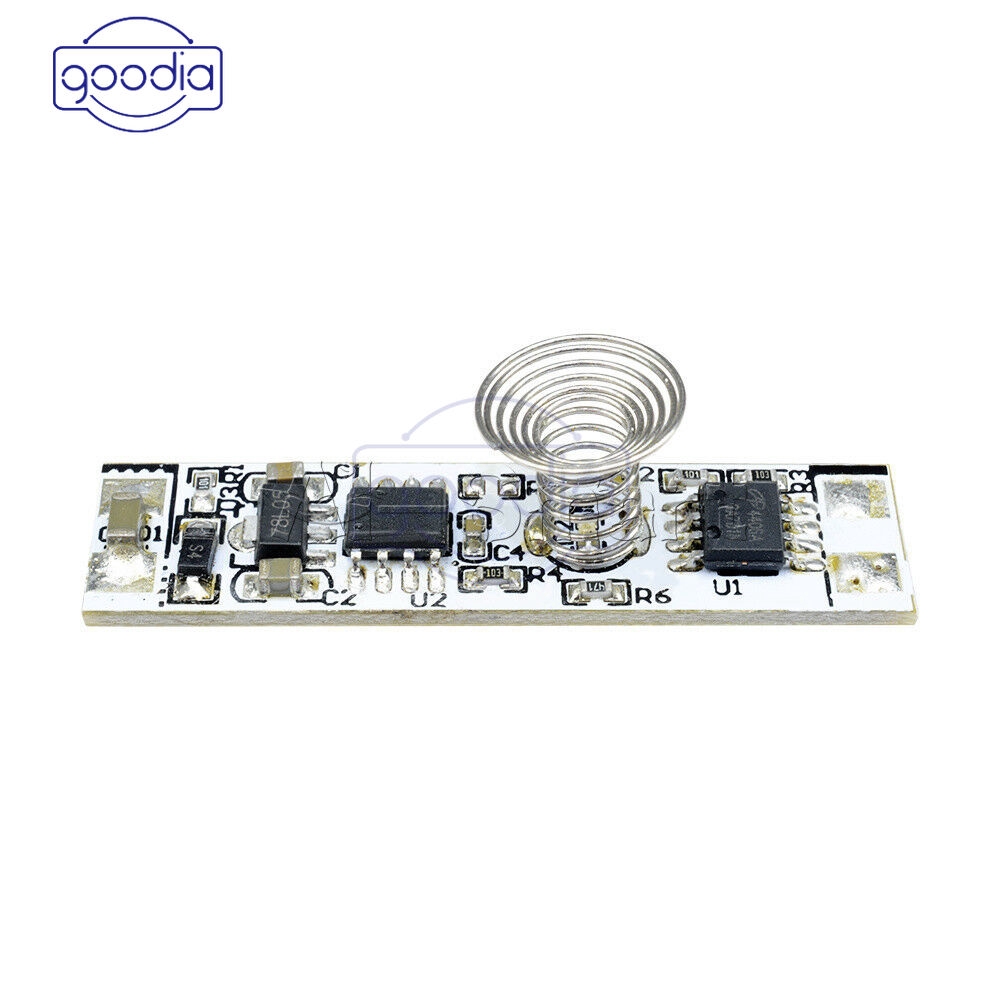 ✈【Fast/COD】✈ 1Pc 3A 9V-24V 30W Touch Switch Capacitive Sensor Module LED Dimming Control