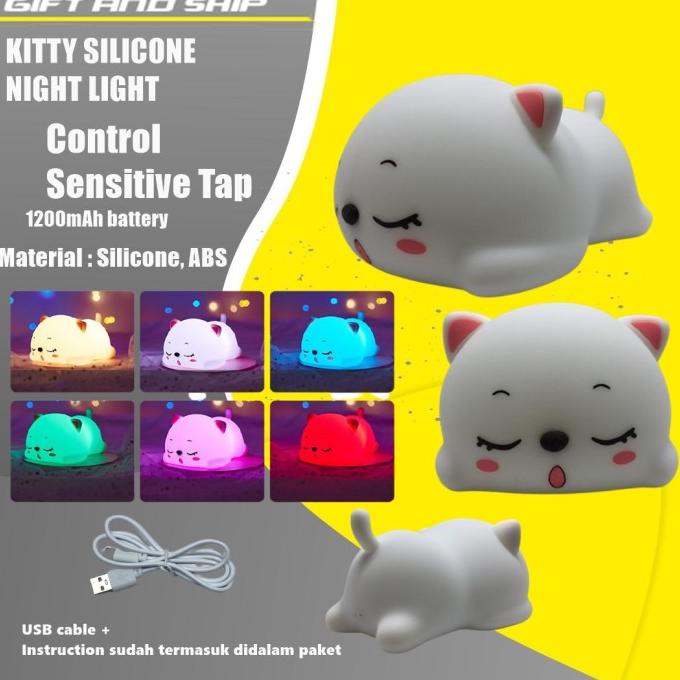 Lampu Tidur Lucu Unik - Lampu tidur anak Silikon / Lampu lucu / unik ready