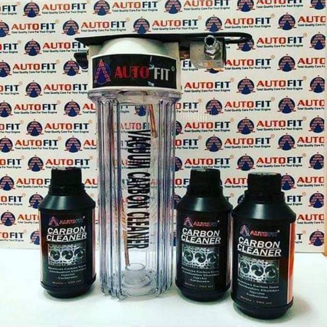 Alat Vacum Gurah Mesin 1 Tabung dan Carbon Cleaner 300ml 1 Box 24 Botol