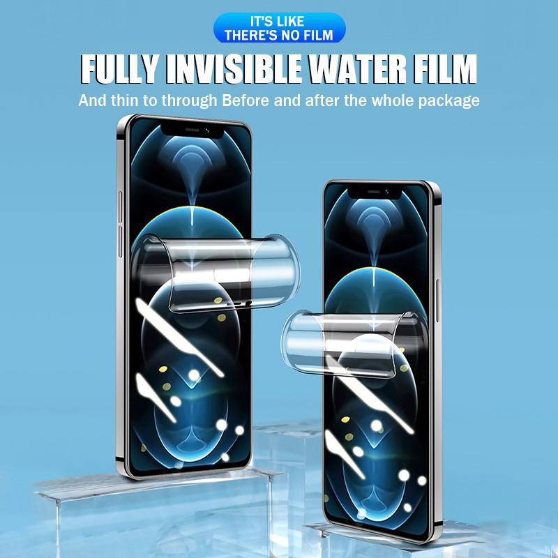 Film Pelindung Layar Depan Hydrogel Untuk IPhone 14 13 12 Pro Max Mini back 14 Plus 14 Pro 13Pro 12Pro