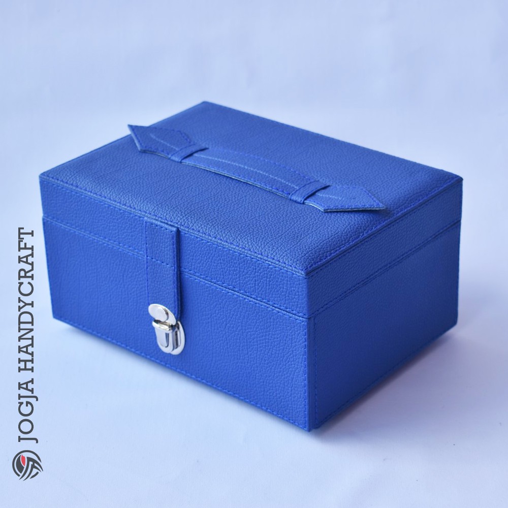 NEW!! Jewelry Box | Kotak Tempat Perhiasan &amp; Accesories Benheur Blue