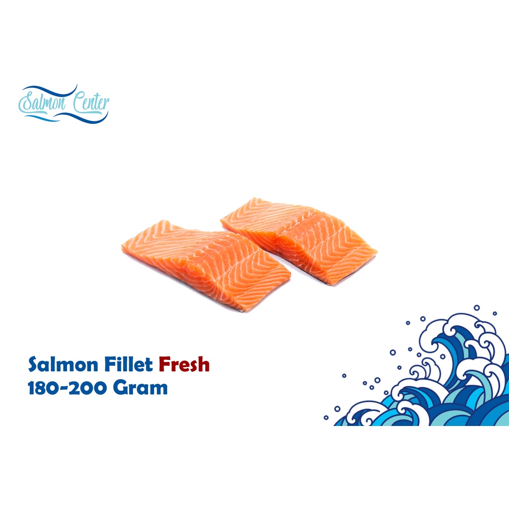 Salmon Fresh Fillet Sashimi Grade 200 gram