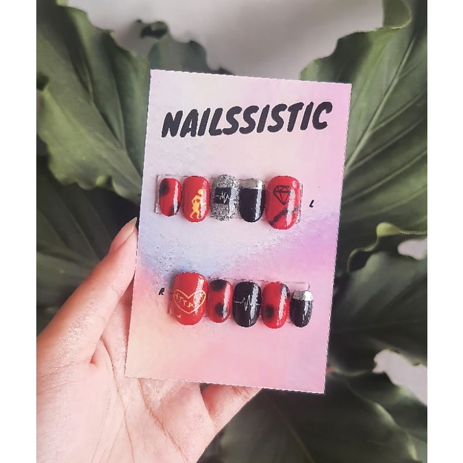 Seventeen Attacca nails / Custom Fake Nails / Press on Nails