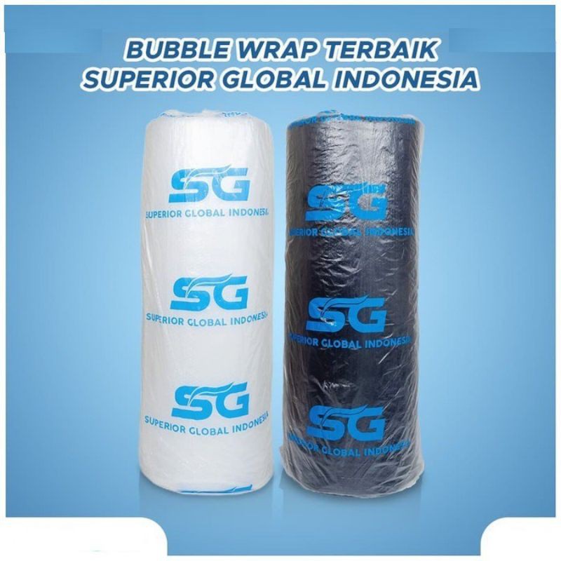 

Plastik Bungkus Kemasan Bubble Wrap 1 Roll Hitam 120 cm x 50 m 120x50 - Hitam
