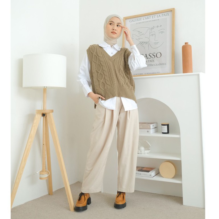 VEST RAJUT WANITA || JAKET RAJUT || ROMPI WANITA || VEST ROMPI CABLE / RAJUT PREMIUM / RAJUT TEBAL OU noTWEAR