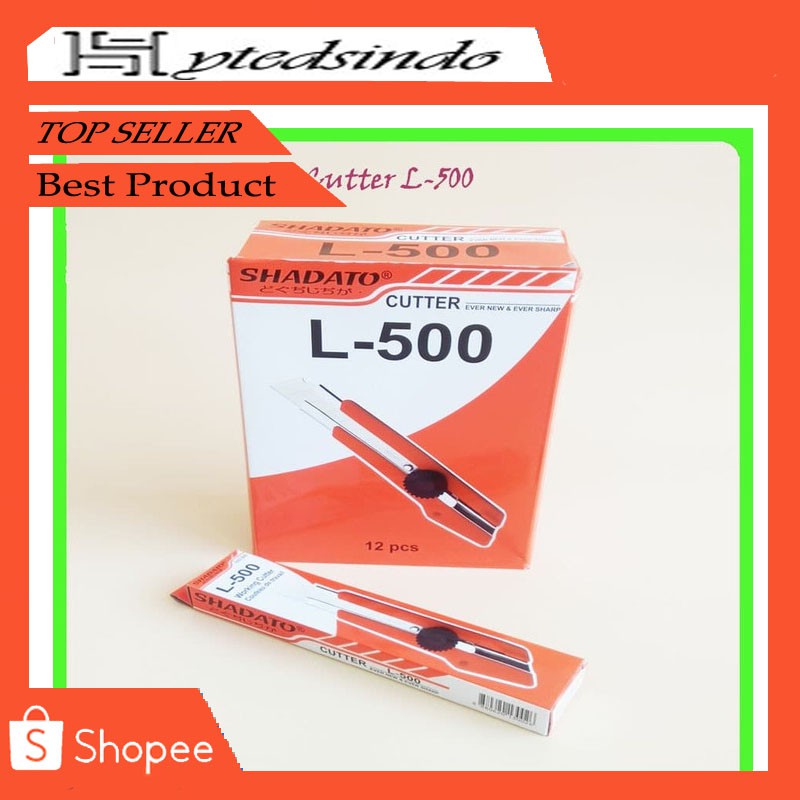 

Cutter L-500 Kater Besar 1 Pack (12 Pcs) SHADATO