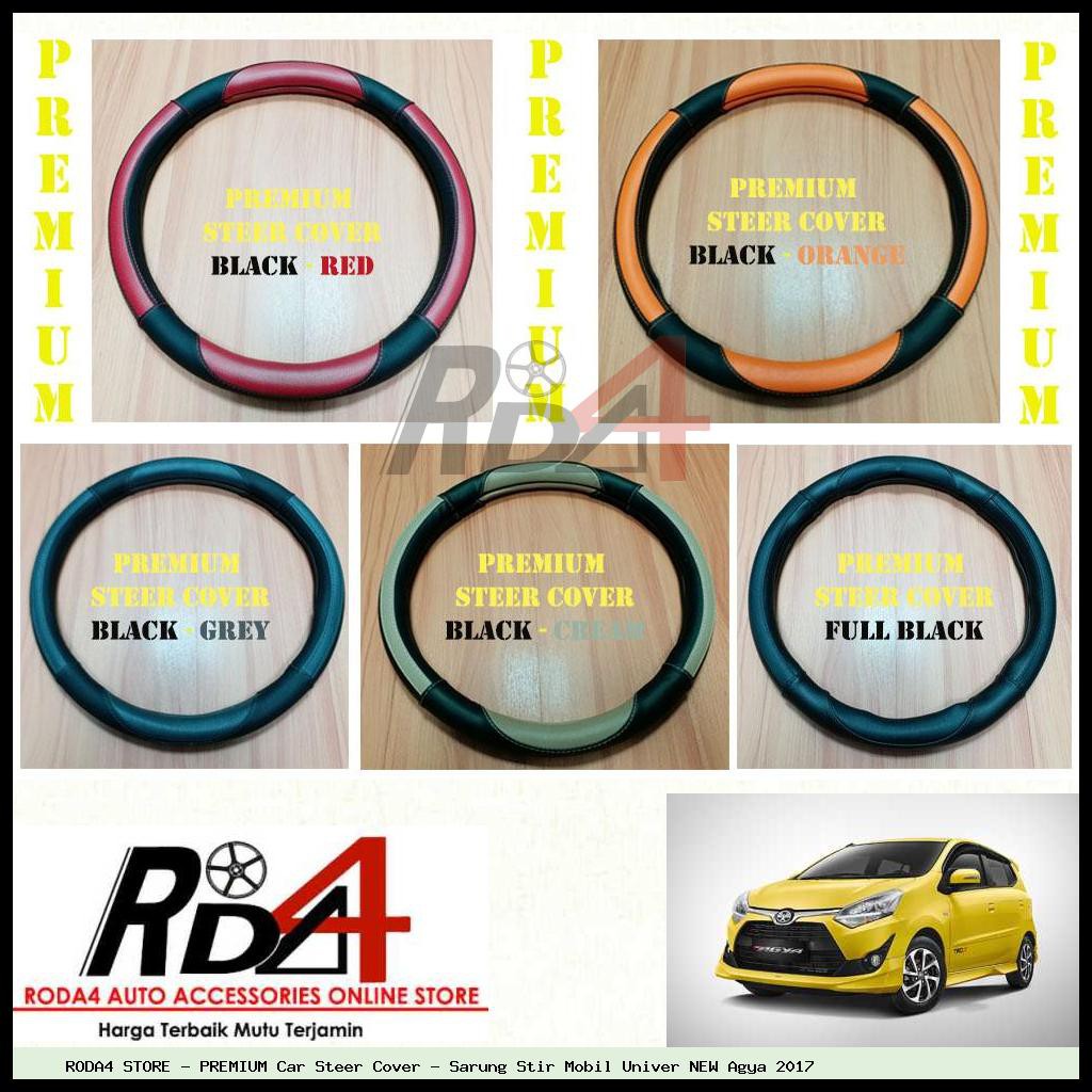 PREMIUM Car Steer Cover - Sarung Stir Mobil Univer NEW Agya 2017