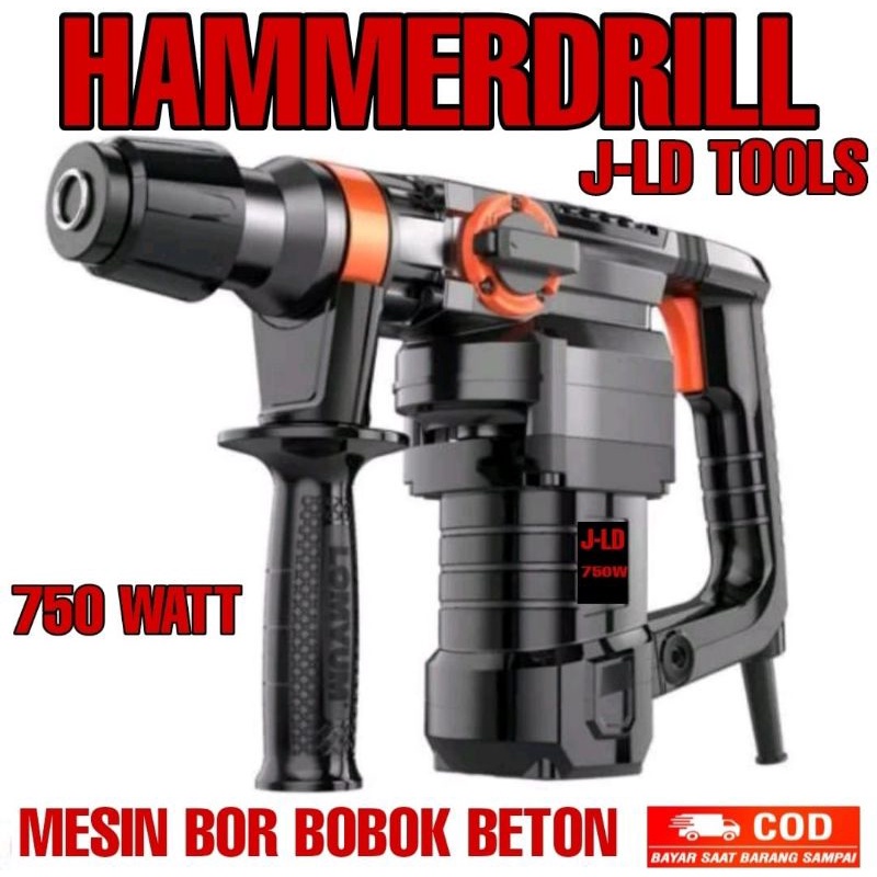 Canggih Bertenaga Mesin Bor Bobok Beton JLD 26-1 Rotary Hammer Drill