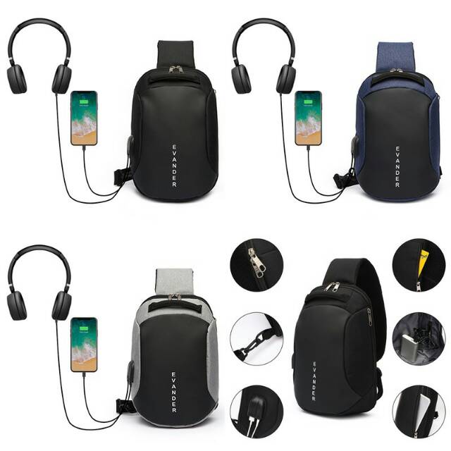 NEW Tas dada WATERPROOF Free USB port & Headset port 7024