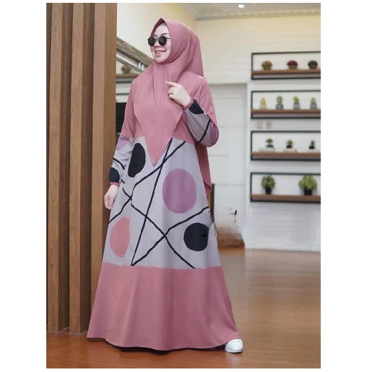 M L XL XXL Ns Fc Najibah Gamis Syar'i asdf MAURA SYARI SET CERUTY Babydoll BAJU GAMIS MODIS JUMBO