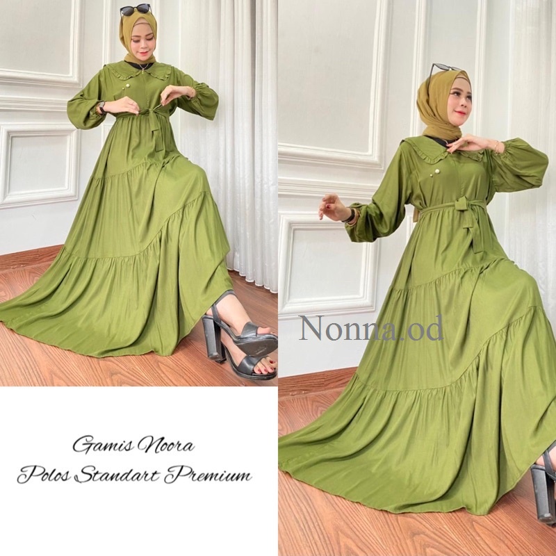 GAMIS SUSUN REMPEL RAYON MUSLIM