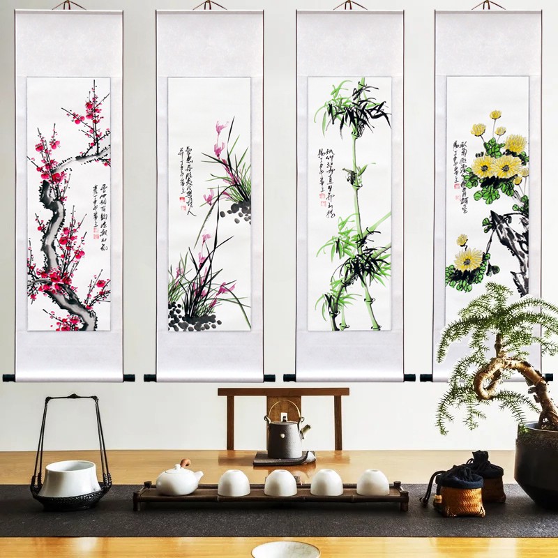 

Lukisan Tangan Cat Minyak 4 Warna