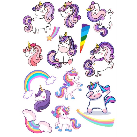 

Sticker mini Little Pony, kuda poni (15 pcs) | STICKER HP | tumbler | helmet