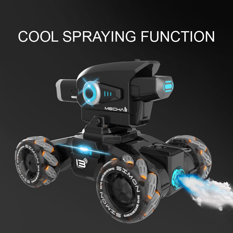 Remote Control Water Bomb Tank with Cool LED Music and Mist Spray