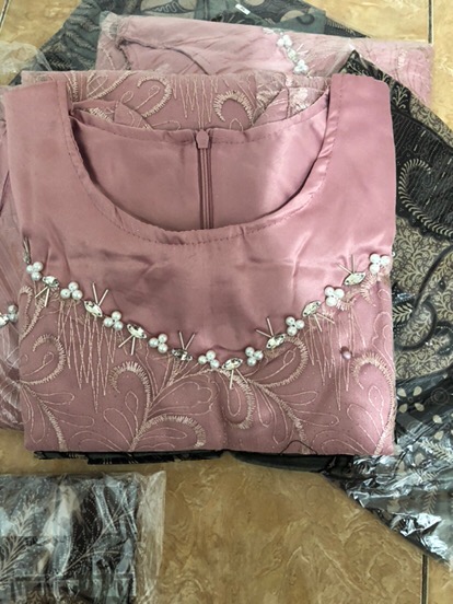 Kebaya Couple Semi Prancis Katun Bahan Kebaya Semi France Corneli Couple Chikaku Batik Couple