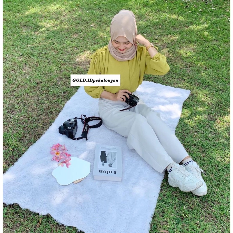 SANI TOP BLOUSE CRINCLE // BLOUSE TALI SERUT// BLOUSE SERUT TANGAN// KEMEJA SERUT CRINKLE AIRFLOW// HELWA SHIRT KEMEJA SERUT CRINKLE AIRFLOW// ATASAN WANITA LENGAN PANJANG// MISTY BLOUSE SERUT