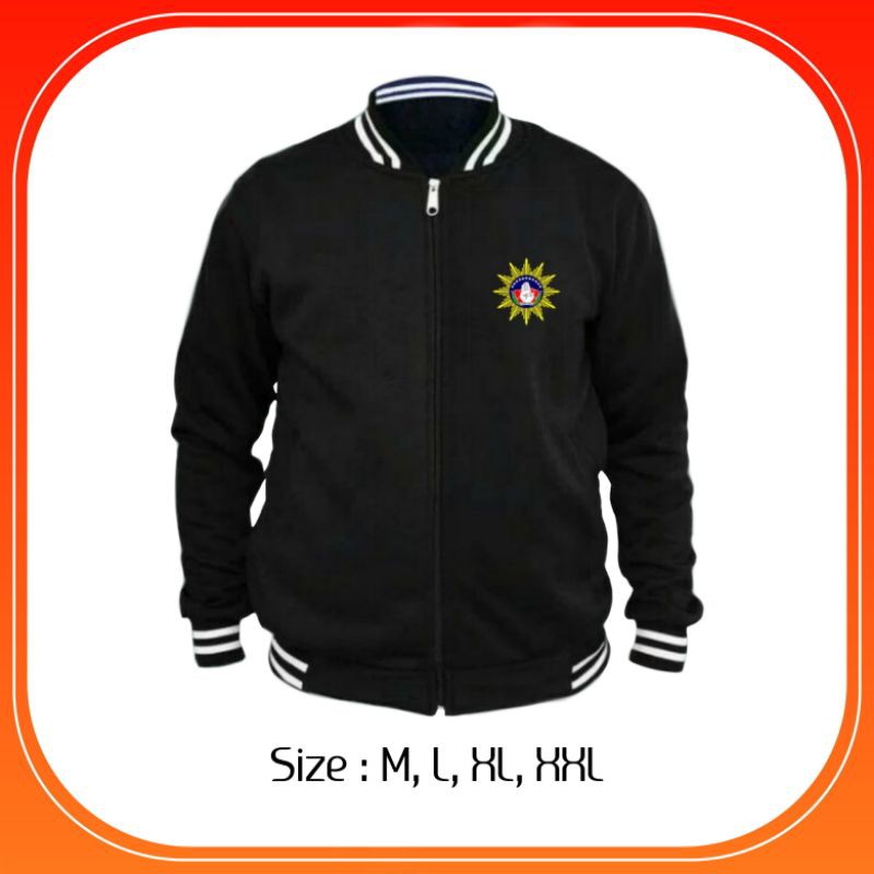 JAKET BOMBER / BASEBALL TAPAK SUCI