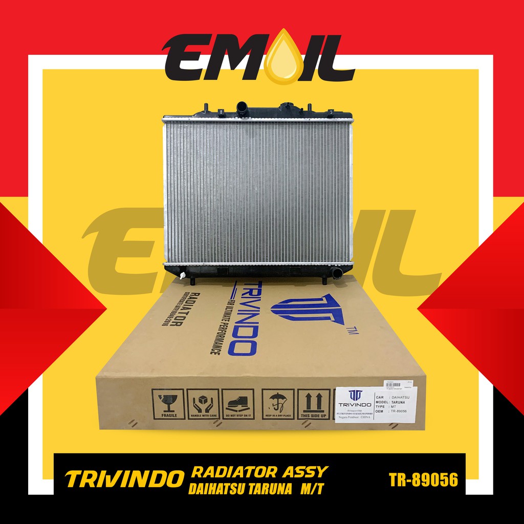 Radiator assy Daihatsu Taruna MT Manual TR-89056 Merk Trivindo