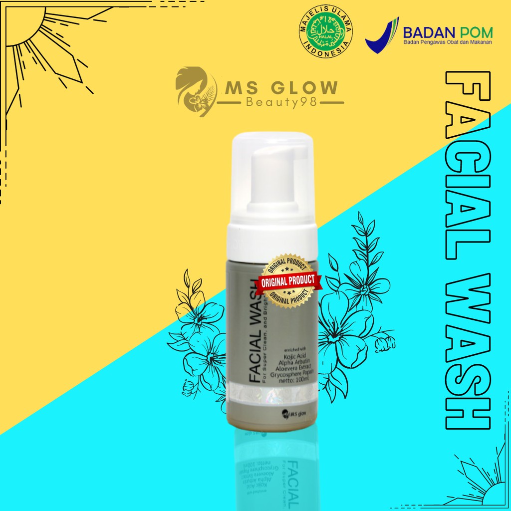 Facial Wash Ms Glow/Ms Glow Facial Wash