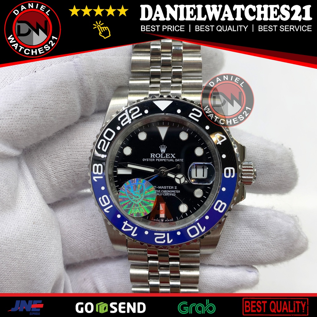 JAM TANGAN MODEL AAA+ PREMIUM GMT MASTER II BATMAN JUBILEE (JAPAN GRADE AAA+)