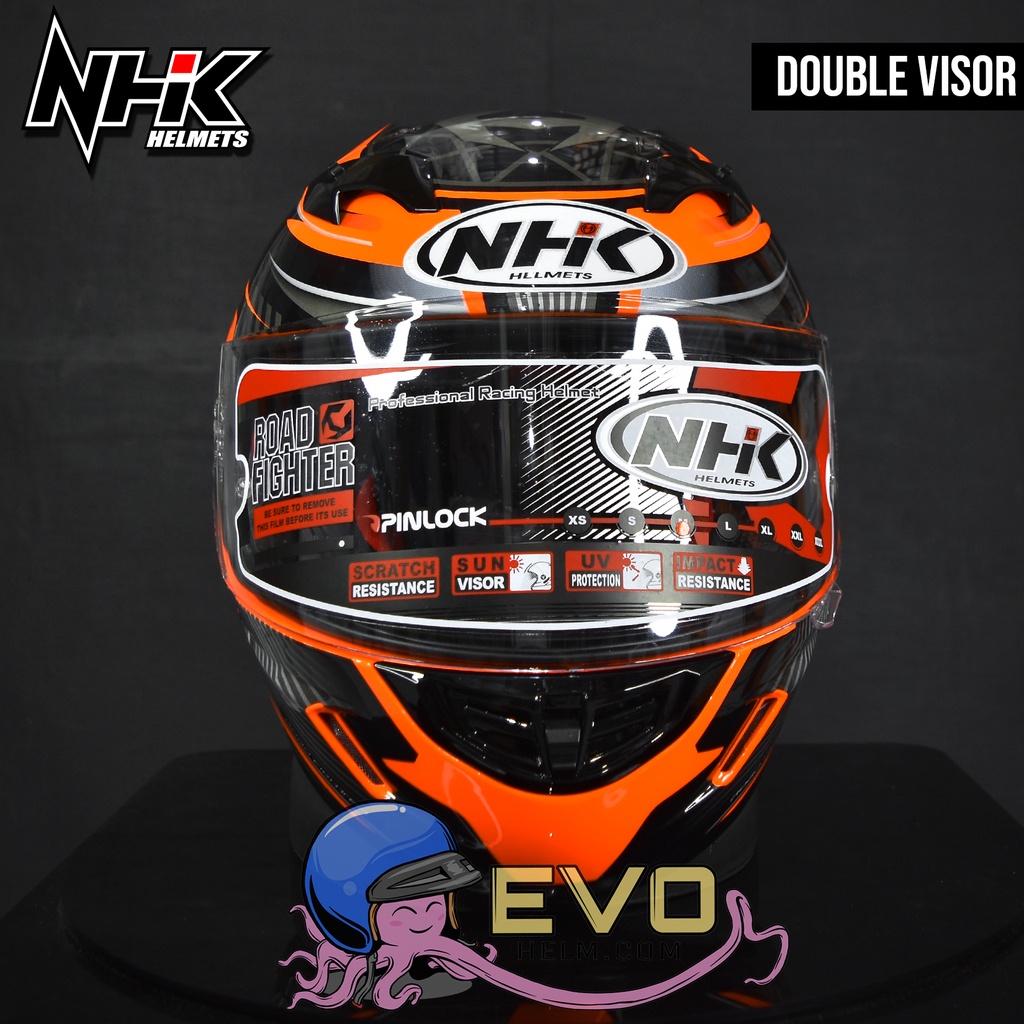 NHK GP 1000 SE PLASMA ORANGE FLUO SILVER