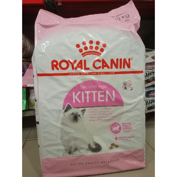 Makanan Kucing Royal Canin Kitten Second Age 36 10kg (khusus gojek garab)