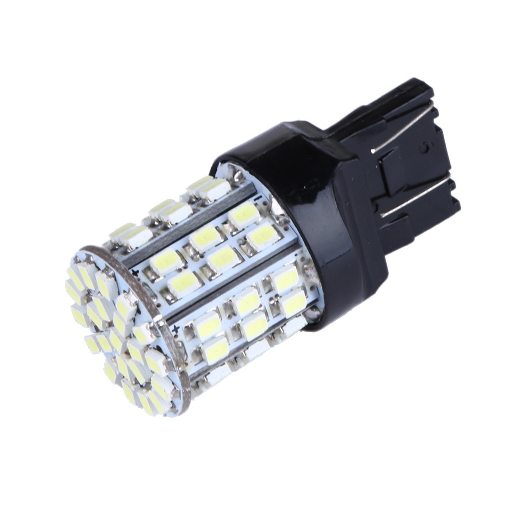 MOJITO 2PCS T20 W21W 7443 7440 LED 64-SMD 1206 Tail Stop Brake Light Bulb Lamp