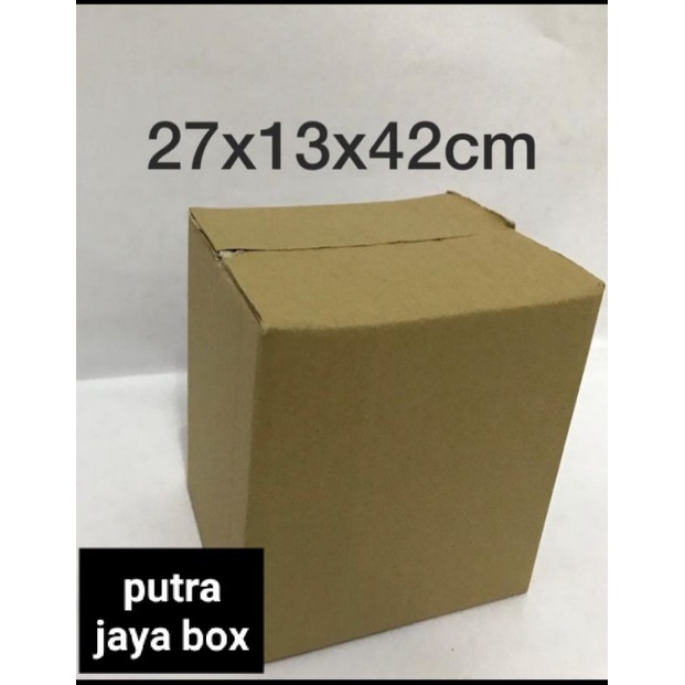 

kardus/karton/box,uk.27x13x42 cm untuk packing (MP)